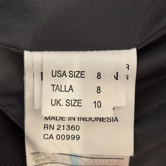 Morilee Madeline Gardner Strapless Gray Lace Tulle Party Dress - Size 8 - Picture 5 of 5